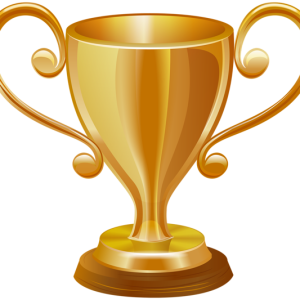 Award trophy cup