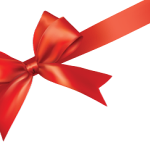 red gift ribbon PNG image