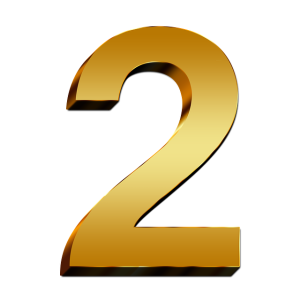 Number 2 PNG