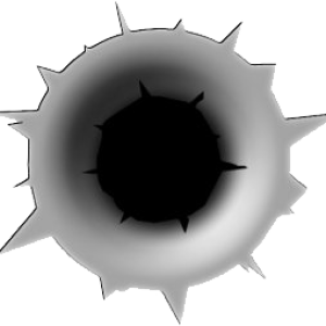 bullet shot hole PNG image