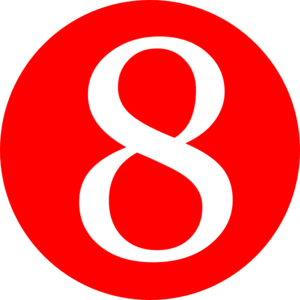 number 8 PNG