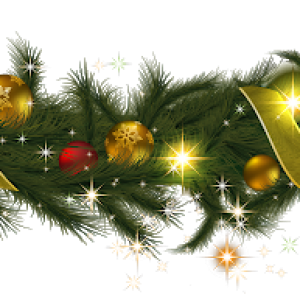 Christmas garland PNG