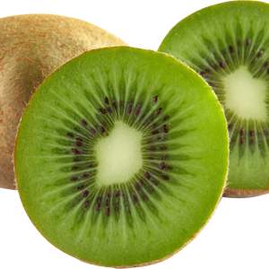 Green cutted kiwi PNG image