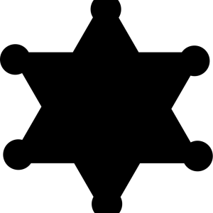 Sheriff badge PNG