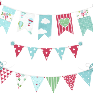 Party flags PNG