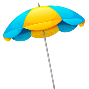 Beach umbrella PNG
