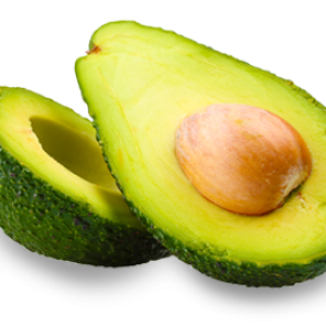 cut avocado PNG
