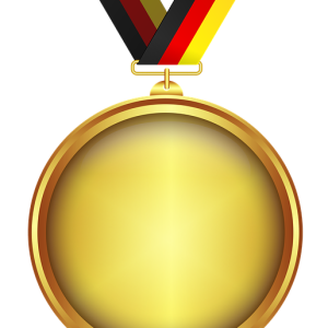 Gold medal PNG