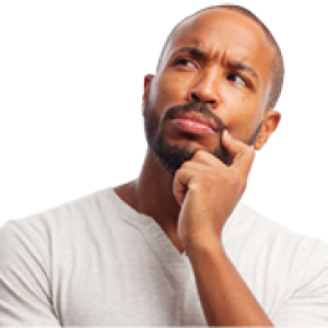 Thinking man PNG