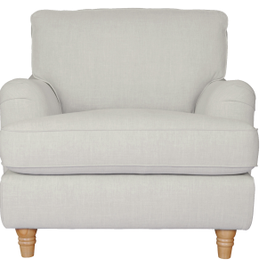 White armchair PNG image