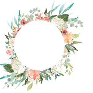 Floral frame PNG