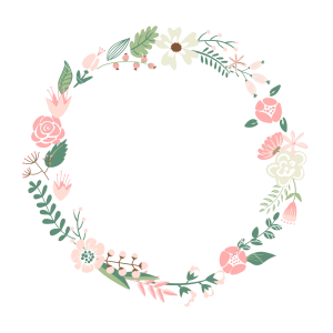 Floral frame PNG