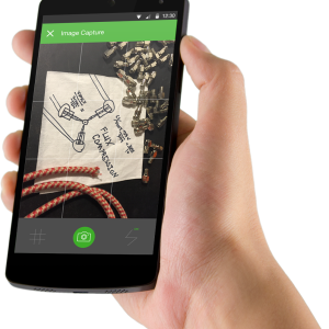Phone in hand PNG