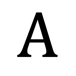 letter A PNG
