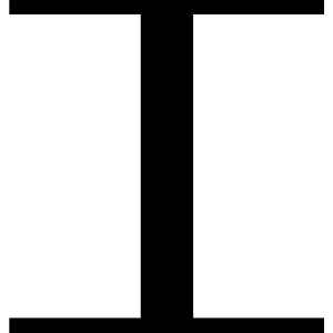 letter I PNG