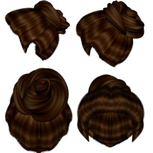 Hair wig PNG