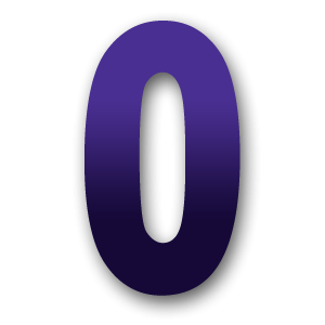 number 0 PNG, zero PNG