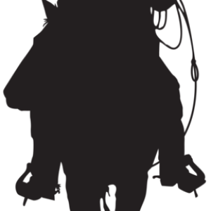 Cowboy silhouette PNG