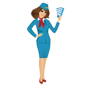 Stewardess PNG