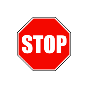 Sign stop PNG