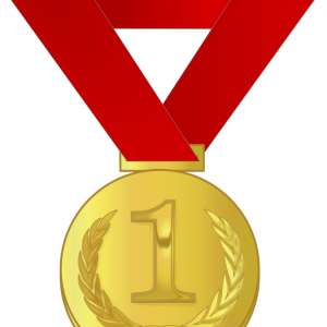 Gold medal PNG