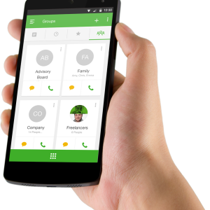 Phone in hand PNG