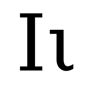 letter I PNG