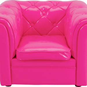 Pink armchair PNG image