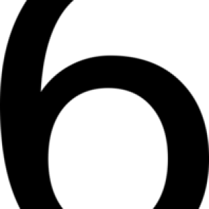 Number 6 PNG