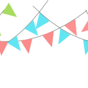 Party flags PNG