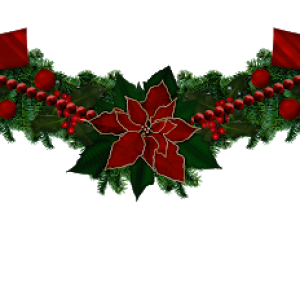 Christmas garland PNG