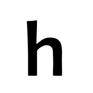 Letter H PNG