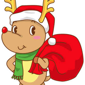Santa Claus's reindeer PNG