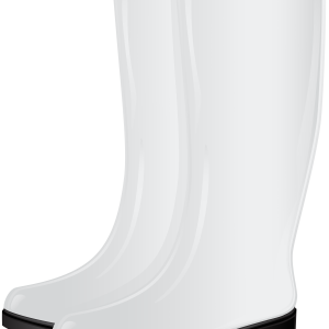 white rubber boots PNG