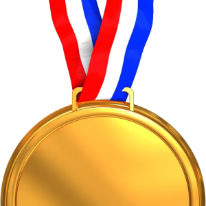 Gold medal PNG