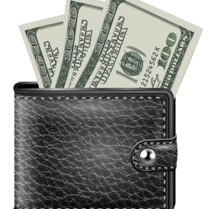 Purse money PNG image