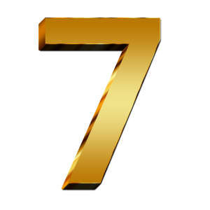 number 7 PNG