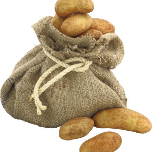 Potatoes in bag PNG