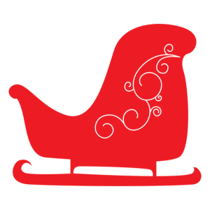 Santa sleigh PNG
