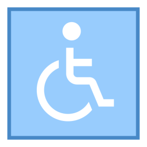 Disabled handicap symbol PNG