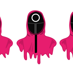 Squid Game guards PNG