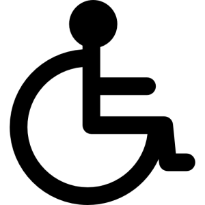Disabled handicap symbol PNG