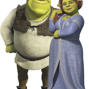 Shrek and Fiona PNG