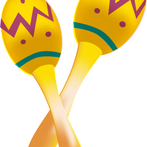 yellow maraca PNG