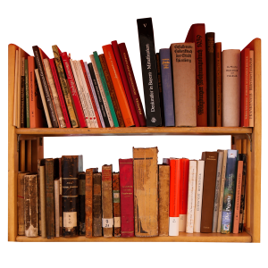 Bookshelf, bookcase PNG