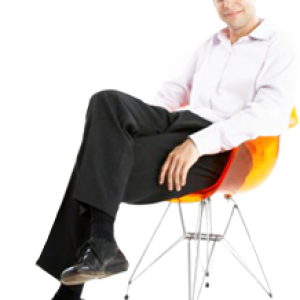 Sitting man PNG