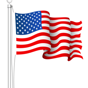 USA flag PNG