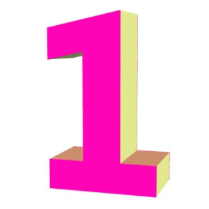 Number 1 PNG