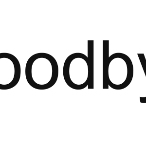 Goodbye PNG transparent