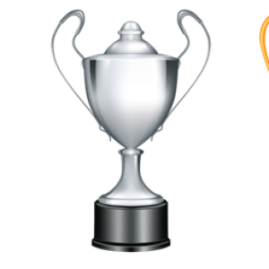 Award trophy cup